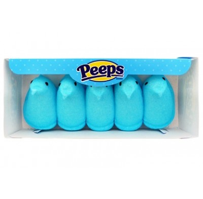 Marshmallow Peeps 5pc. All Blue