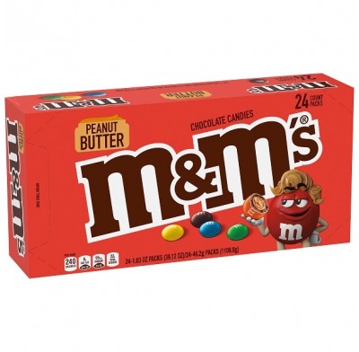 M&M Peanut Butter 24ct 1.63oz