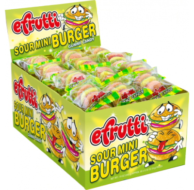 Gummi Burger Sour Mini 60ct