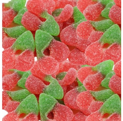 Gummy Sour Twin Cherries 2.2lb. Bag
