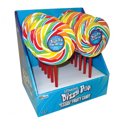 Whirly Pops Dizzy Spinning 3oz. - 12ct.