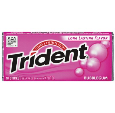 Trident Bubble Gum 15ct