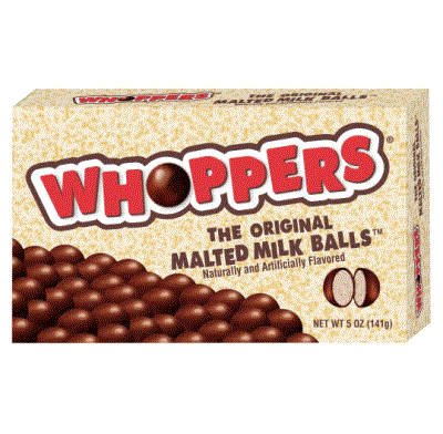 WHOPPERS 5oz. MOVIE THEATER BOX