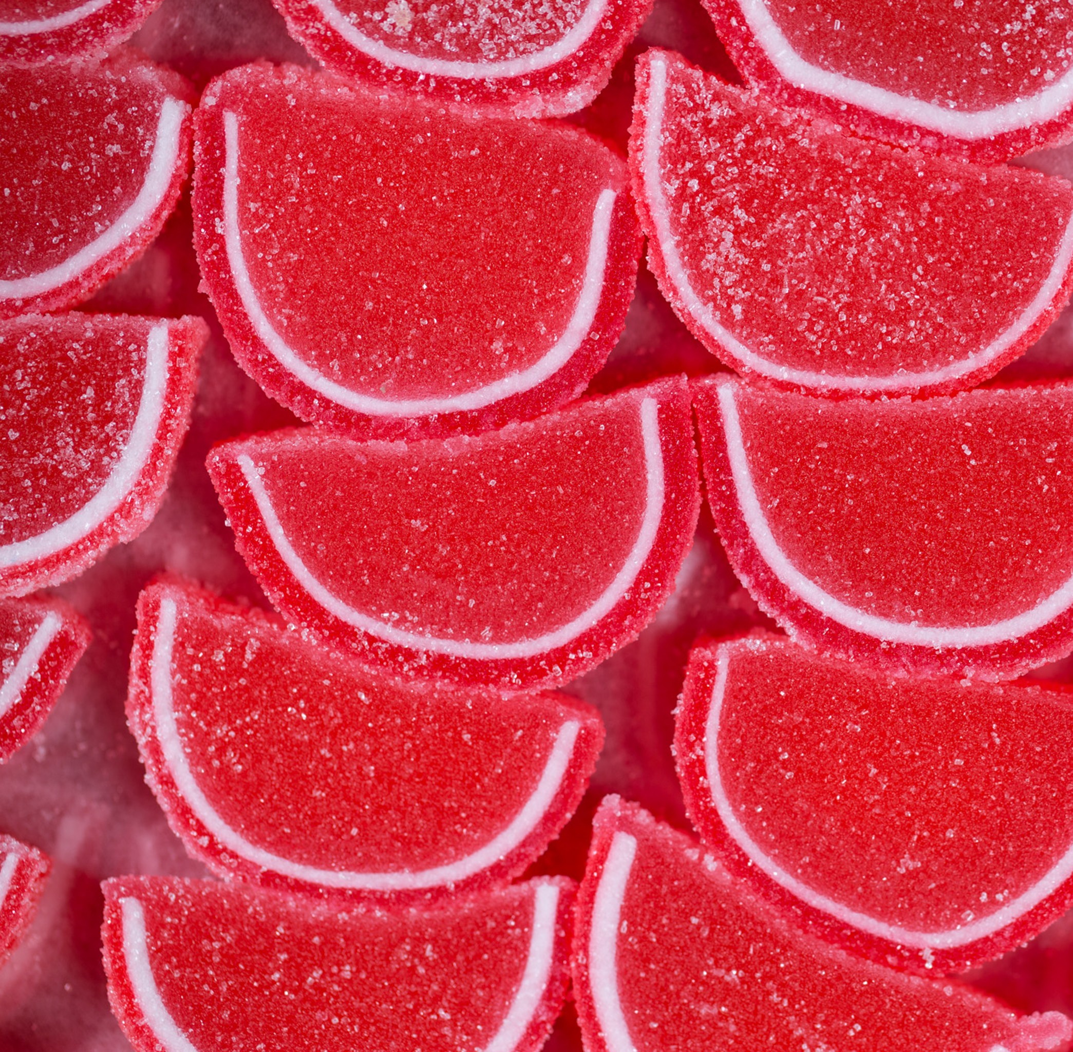 Cavalier Fruit Slices Cherry | Bulk Unwrapped Hard Candies, Chews
