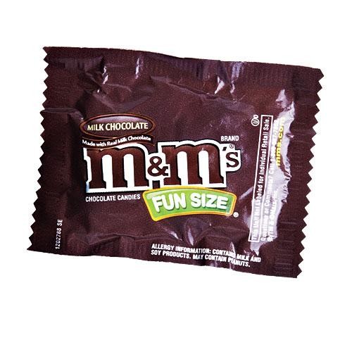 Calories in M&M's Milk Chocolate (Fun Size) and Nutrition Facts