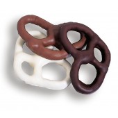 Asher Pretzels Large Chocolate Covered (All 3 Ring)