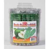 Rock Candy on a Stick 36ct. Tub Green (Green Apple Flavor)