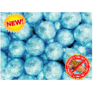 Milk Choc Foiled Balls Pastel Blue 1.5lbs