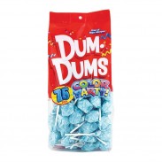 Dum Dums Light Blue- Blue Raspberry Lollipops 75ct.