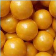 Gumballs Pearl Gold 1" 2lbs.