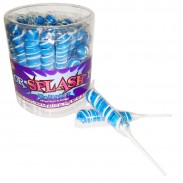 Splash Pops Lollipops Blue Raspberry 30ct.