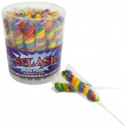 Splash Pops Lollipops Rainbow (Tutti Frutti) 30ct.